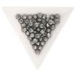 Rondellen aus facettiertem Glas 6x5 mm - Dark Grey - PerlineBeads