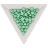 Rondellen aus facettiertem Glas 6x5 mm - Dark Turquoise - PerlineBeads