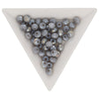 Rondellen aus facettiertem Glas 6x5 mm - Gray - PerlineBeads