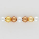 Glasperlen rund - 4 mm - Caramel Mix - PerlineBeads