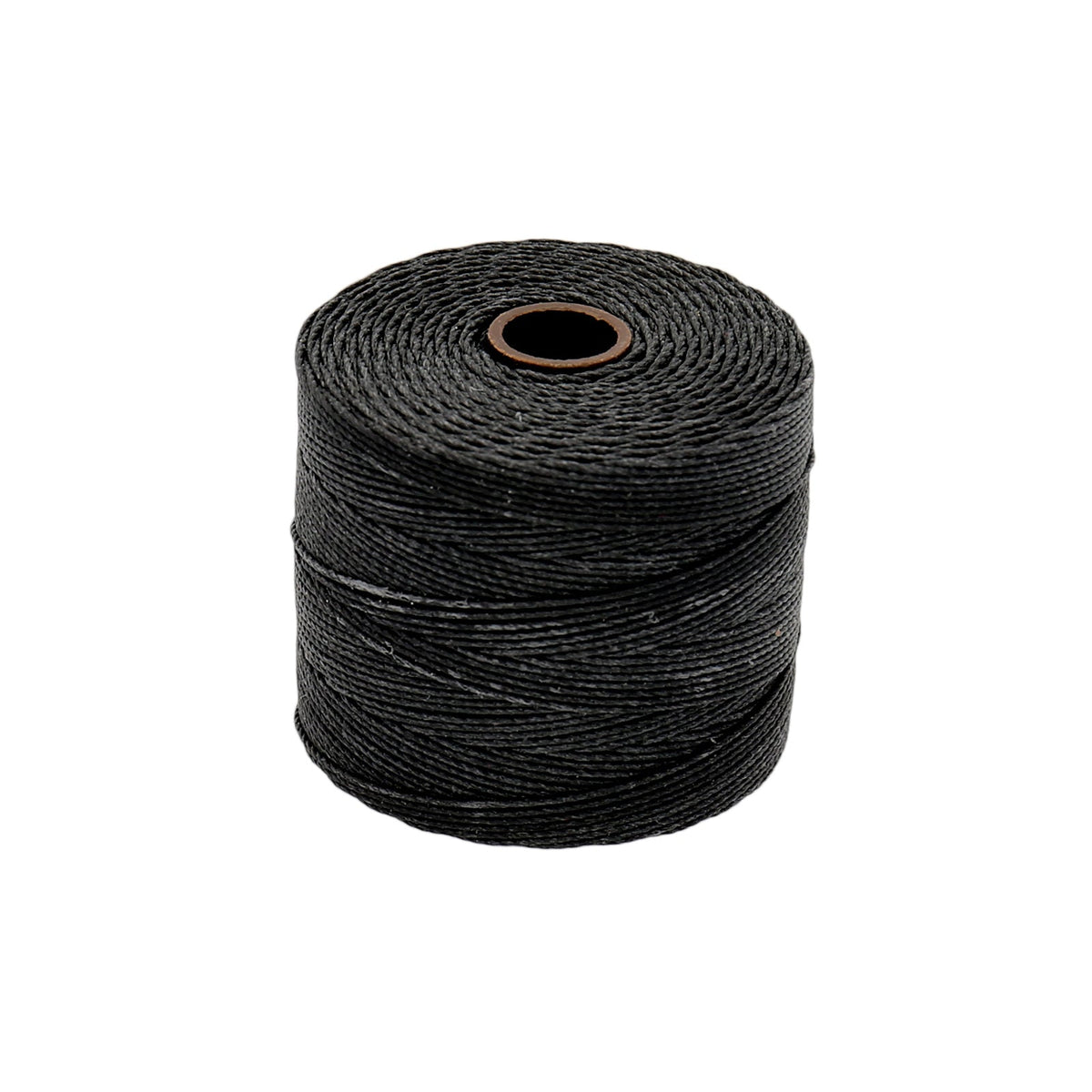 S-Lon Faden, fein - Black - PerlineBeads