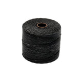 S-Lon Faden, fein - Black - PerlineBeads