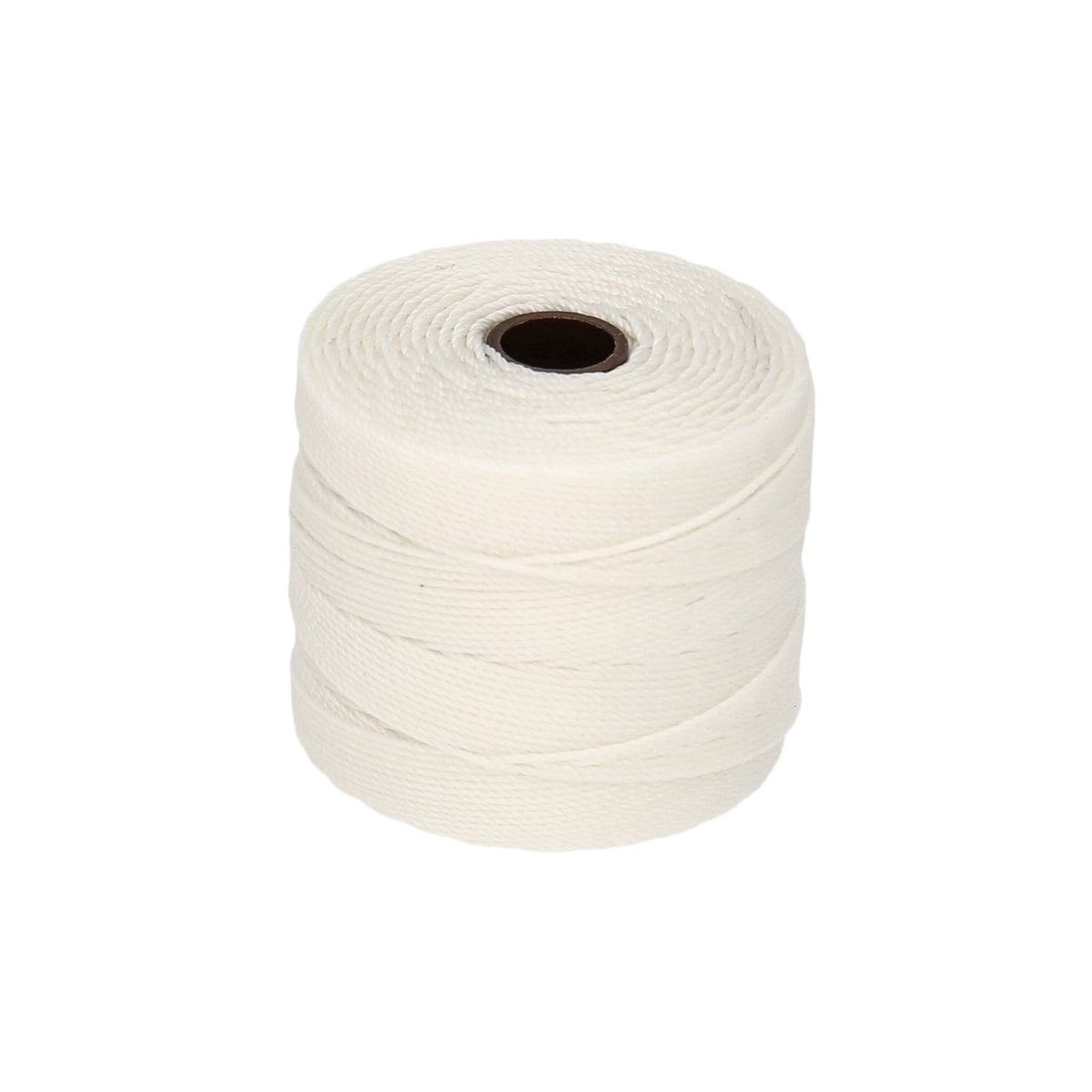 S-Lon Faden, fein - White - PerlineBeads