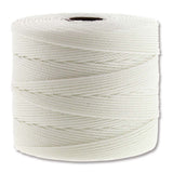 S-Lon Faden, fein - White - PerlineBeads