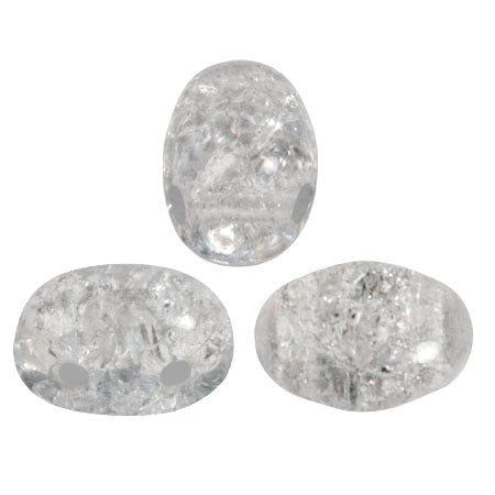 Samos® par Puca® - New Cracked Light Grey - PerlineBeads