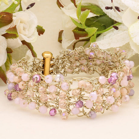 Schiebeverschluss für 3 Stränge - Edelstahl – Farbe Gold - PerlineBeads