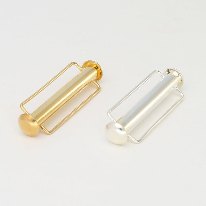 Schiebeverschluss für Webbänder 31,5 mm - vergoldet - PerlineBeads