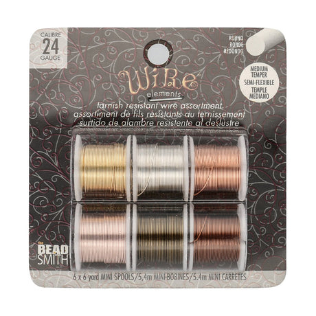 Schmuckdraht-Sortiment: Wire Elements – 24 Gauge - PerlineBeads