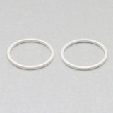 Schmuckverbinder Ringform, Ø 15 mm - Silber - PerlineBeads