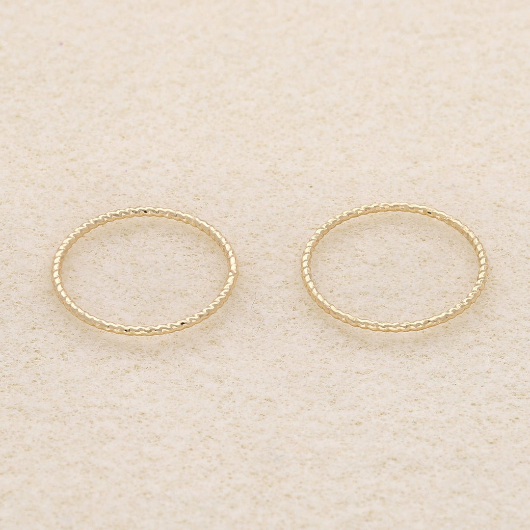 Schmuckverbinder Ringform, Ø 18 mm - Gold - PerlineBeads