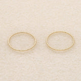 Schmuckverbinder Ringform, Ø 18 mm - Gold - PerlineBeads