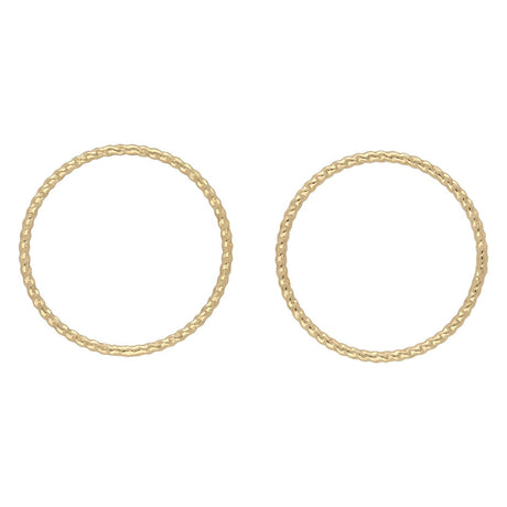 Schmuckverbinder Ringform, Ø 18 mm - Gold - PerlineBeads