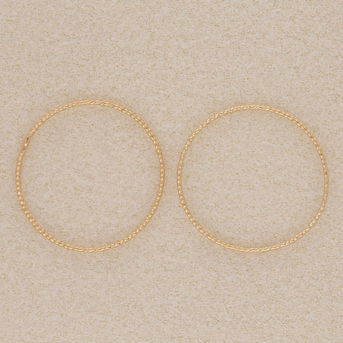 Schmuckverbinder Ringform, Ø 30 mm - Gold - PerlineBeads