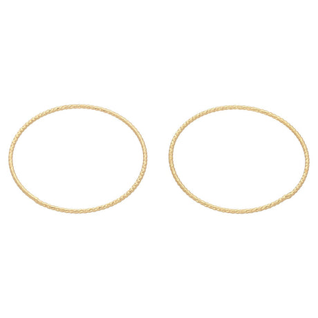 Schmuckverbinder Ringform, Ø 30 mm - Gold - PerlineBeads
