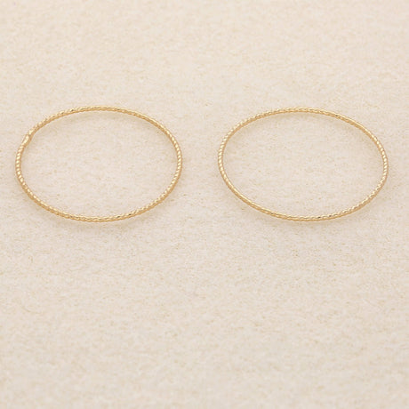 Schmuckverbinder Ringform, Ø 30 mm - Gold - PerlineBeads