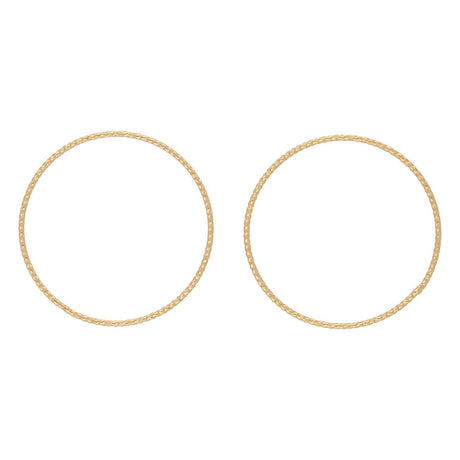 Schmuckverbinder Ringform, Ø 30 mm - Gold - PerlineBeads