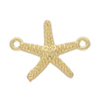 Schmuckverbinder "Seestern" – Farbe Gold - PerlineBeads