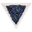 Slender Bugle 6 mm – Metallic Blue Iris - PerlineBeads