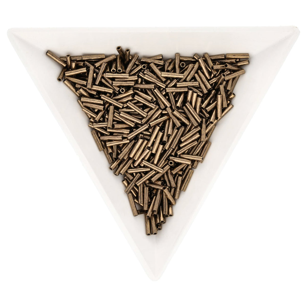 Slender Bugle 6 mm – Metallic Bronze - PerlineBeads