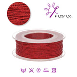 Sorrento Strong Schmuckgarn - Rot glänzend (99028) - PerlineBeads
