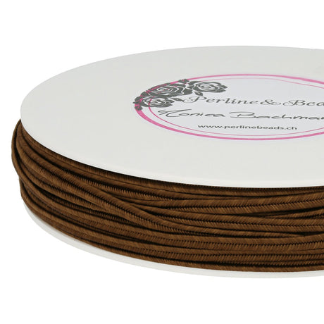 Soutache-Band (Pega) - 3 mm - Mocca - PerlineBeads