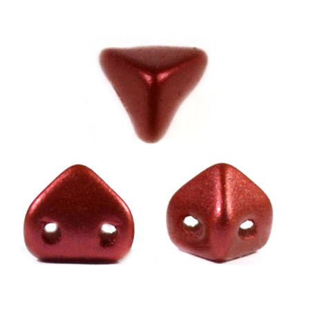 Super-Khéops® par Puca® - Red Metallic Mat - PerlineBeads
