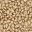 SuperDuo 2,5 x 5 mm - Matte Metallic Flax - PerlineBeads