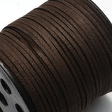 Synthetische Veloursleder Kordel - 3 mm - Braun - PerlineBeads