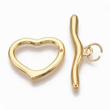 T-Bar-Verschluss Herzform - Gold - PerlineBeads