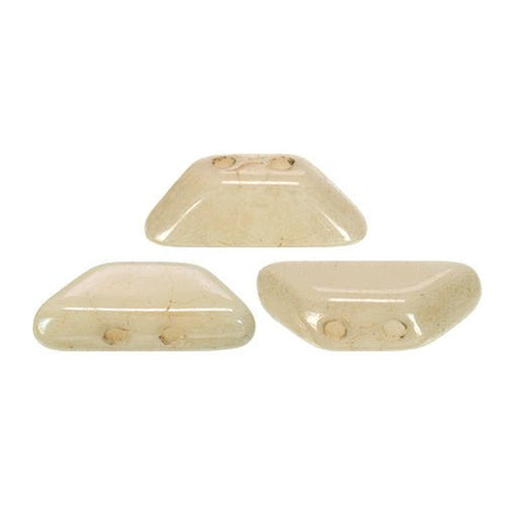Tinos® par Puca® - Opaque Beige Ceramic Look - PerlineBeads
