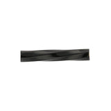 Twisted Bugle Glasperlen 15 mm – Jet - PerlineBeads