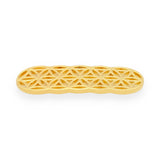 Verbindungselement “Blume des Lebens” 35 x 12 mm - Farbe gold - PerlineBeads