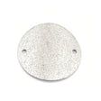 Verbindungselement rund “Sparkledust” 20 mm - Silberfarbe - PerlineBeads
