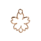 Verbindungselement “Sakura Blume” 29 x 22 mm - Farbe Gold - PerlineBeads