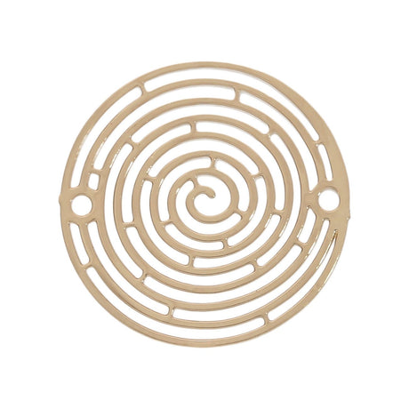 Verbindungselement “Spirale” 18 mm - Farbe gold - PerlineBeads