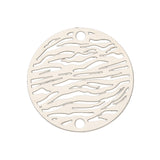 Verbindungselement “Stripe” 20 mm - silberfarbig - PerlineBeads