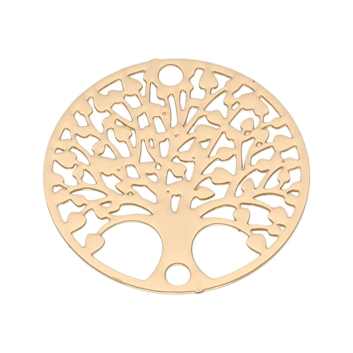 Verbindungselement “Tree of Life” 20 mm - Farbe gold - PerlineBeads