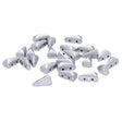 Vexolo 5x8 mm - Aluminium Silver - PerlineBeads
