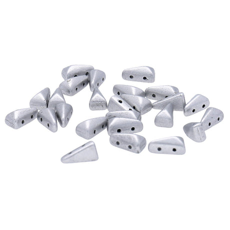 Vexolo 5x8 mm - Aluminium Silver - PerlineBeads